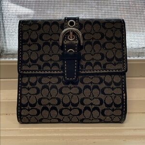 Coach signature wallet